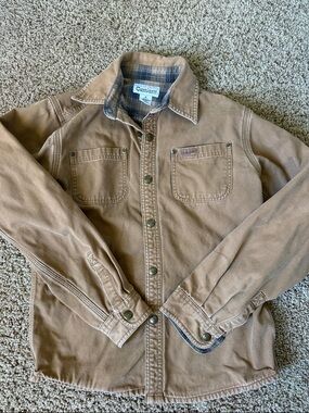 Carhartt Tan Brown Duck Canvas Field Jacket